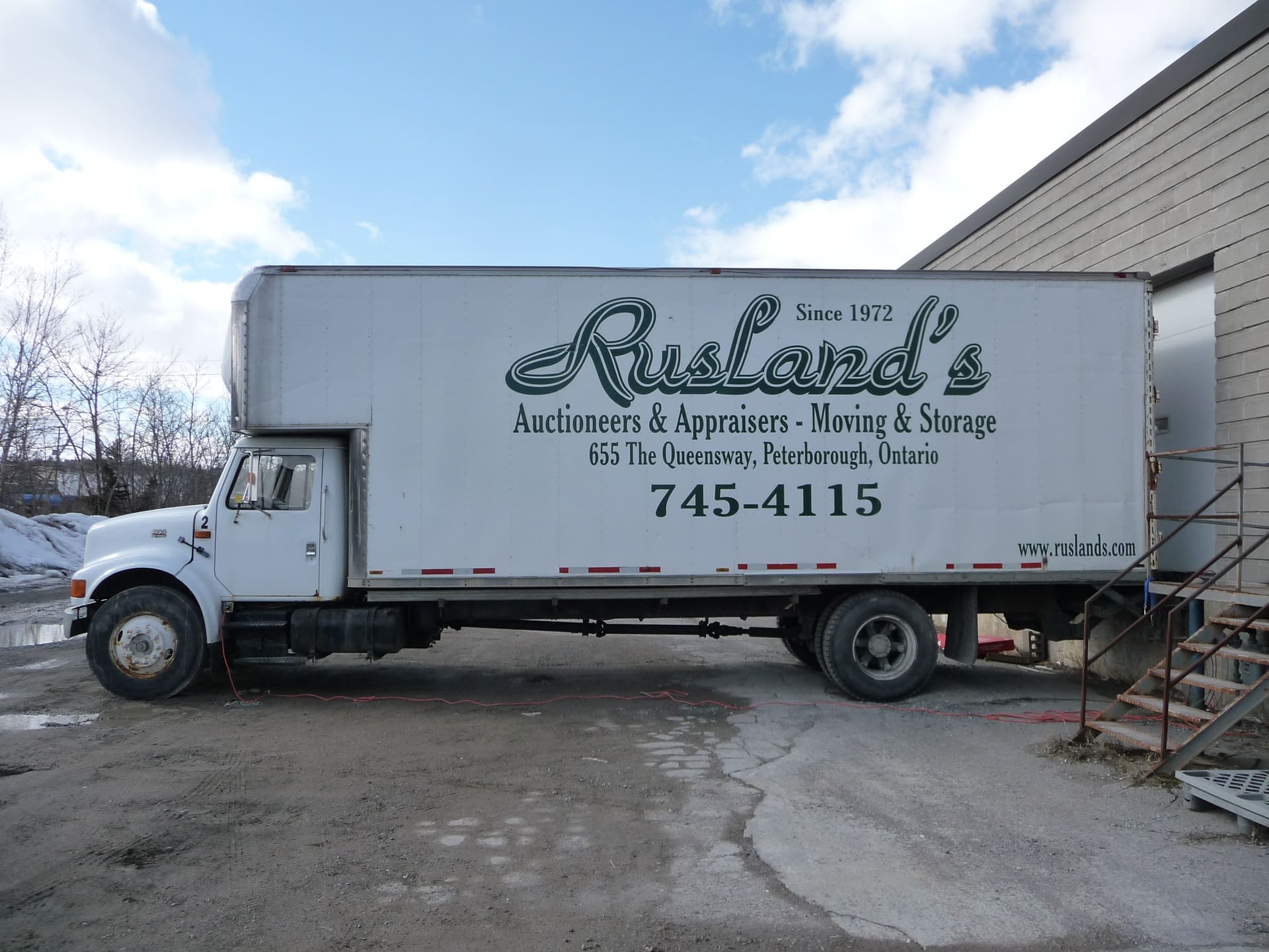 Rusland's moving truck